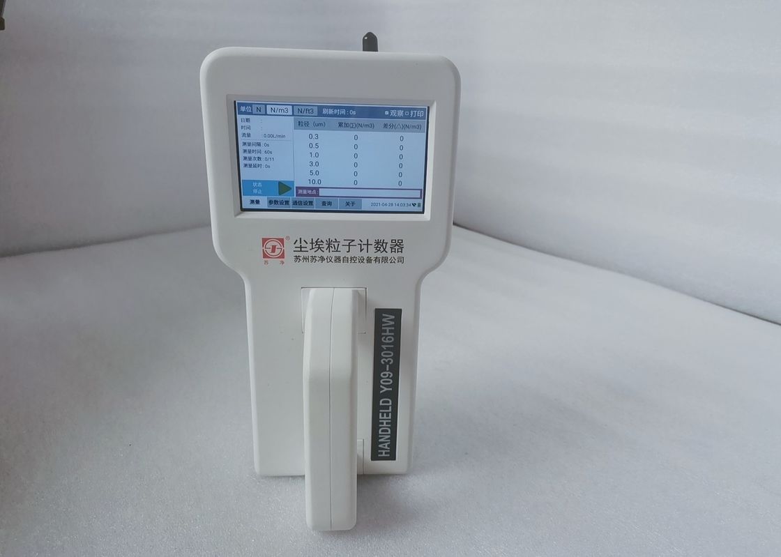 Laser Diode Dust Particle Counter 2.83L/Min For Cleanroom