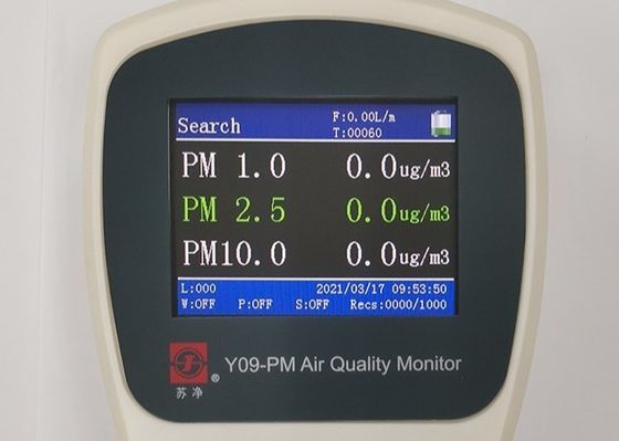 10W粒子のカウンターの屋外のエア・クオリティのモニターY09-PM PM1.0 PM2.5