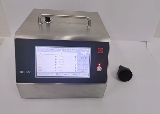 購入 6つのチャネルが付いている7inch色スクリーン50LPMレーザーの空気粒子のカウンター online manufacture