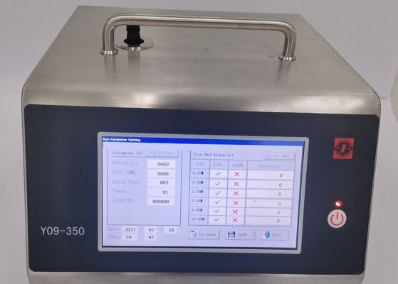 良い価格 PharmaのクリーンルームY09-350レーザーの空気粒子のカウンター50LPM 80W オンライン